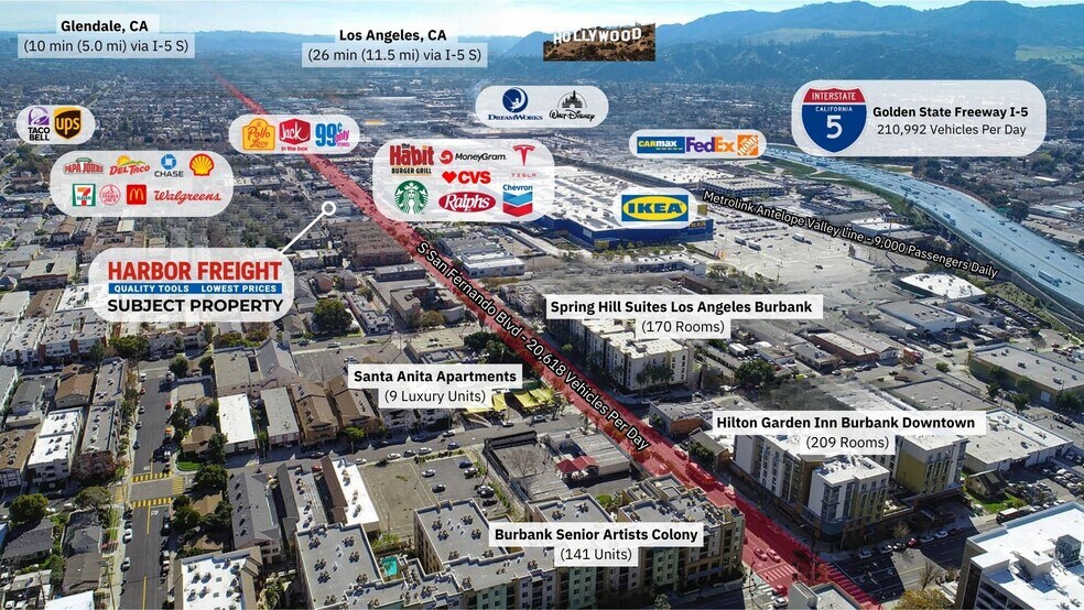 More Photos Of 810-822 S San Fernando Blvd, Burbank Freestanding For Sale