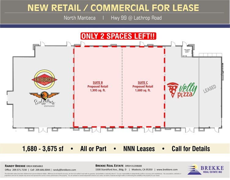 More Photos Of Hwy 99 & Lathrop Rd, Manteca General Retail For Lease