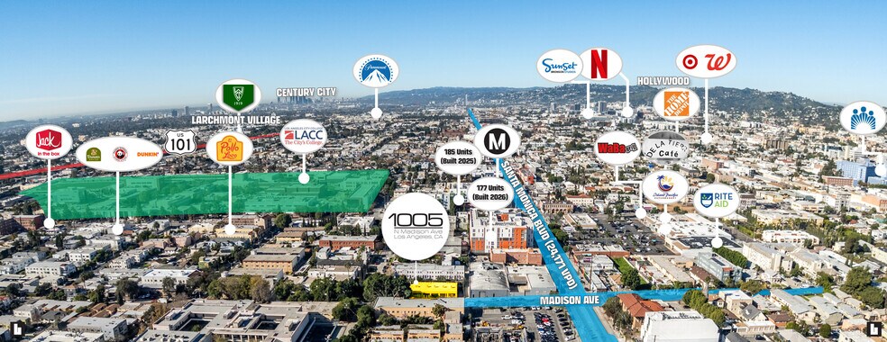 More Photos Of 1005 N Madison Ave, Los Angeles Storefront Retail Office For Lease