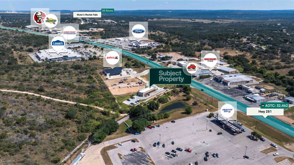 More Photos Of 2900 U.S. 281 hwy, Marble Falls General Retail For Sale