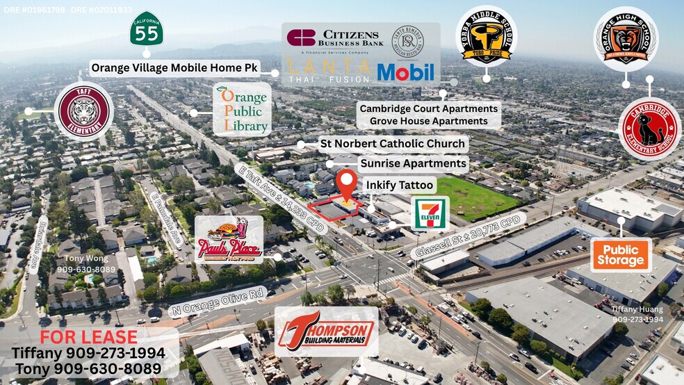 More Photos Of 138-140 E Taft Ave, Orange Freestanding For Lease