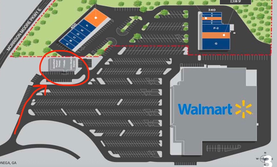 More Photos Of 420 Walmart Way, Dahlonega Storefront For Lease
