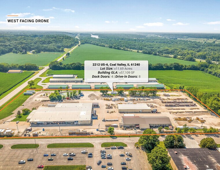 More Photos Of 2212 US Highway 6, Coal Valley Warehouse For Sale