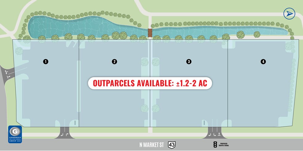 More Photos Of N Market Ave @ Kingscote Cir NE, North Canton Land For Lease