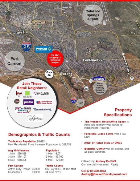 More Photos Of 6436 S Hwy 85-87, Colorado Springs General Retail For Sale