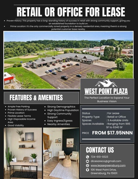 More Photos Of 100 West Point Dr, Greensburg Unknown For Lease