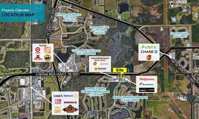 More Photos Of Colonial Blvd & Treeline Ave, Fort Myers Land For Sale