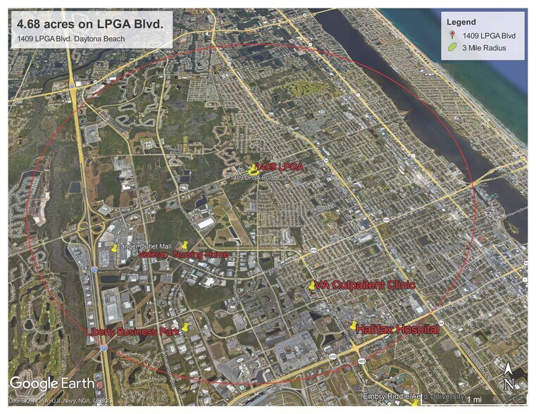 More Photos Of 1409 LPGA Blvd, Daytona Beach Land For Sale