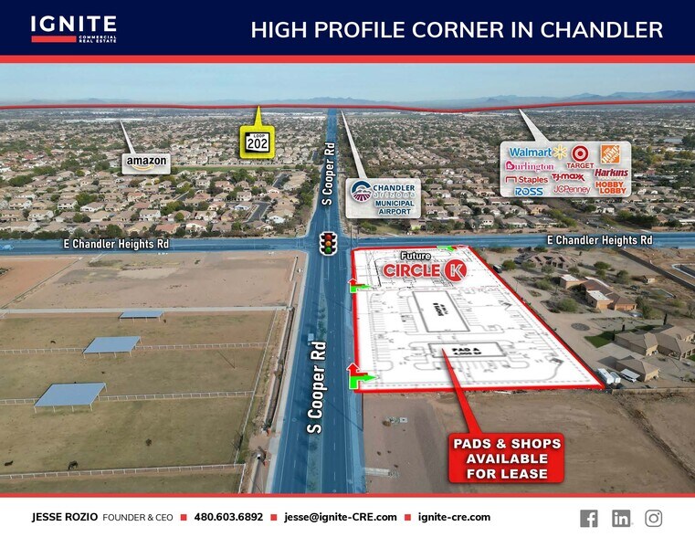 More Photos Of S Cooper Rd & Chandler Heights Rd, Chandler Land For Lease