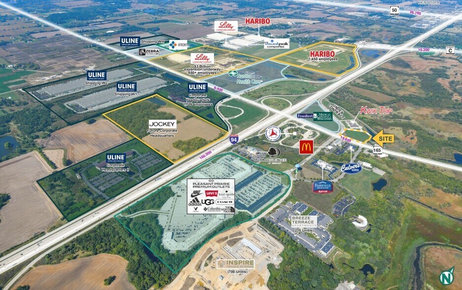 More Photos Of I-94 & Hwy 165, Pleasant Prairie Unknown For Lease