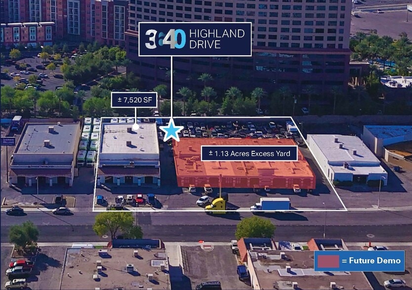 Primary Photo Of 3640 S Highland Dr, Las Vegas Warehouse For Sale