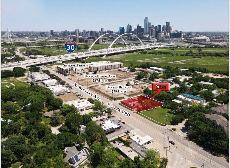 Primary Photo Of 1616-1620 N Beckley Ave, Dallas Land For Sale