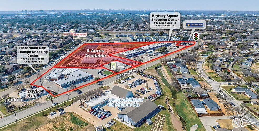 Primary Photo Of 117 S Bowser Rd, Richardson Land For Lease