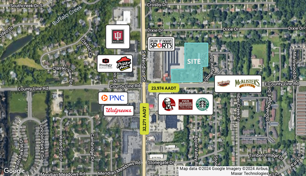 Primary Photo Of 20, 90, 104, & 108 E. County Line Rd. Rd, Indianapolis Land For Sale