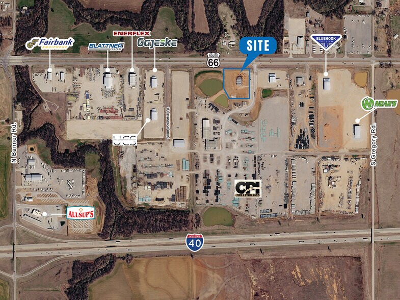 More Photos Of 16500 Hwy 66 hwy, Yukon Warehouse For Lease
