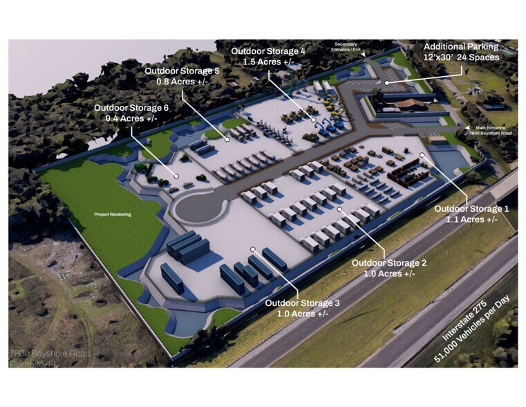 More Photos Of 7800 Bayshore Rd, Palmetto Land For Lease