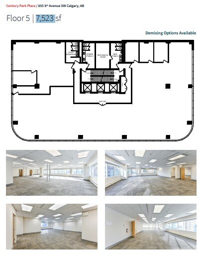 More Photos Of 855 8th Ave SW, Calgary Office For Lease