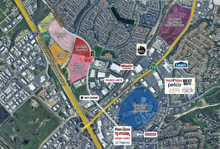 More Photos Of SWQ Ynez Rd & Equity Dr, Temecula Storefront For Lease