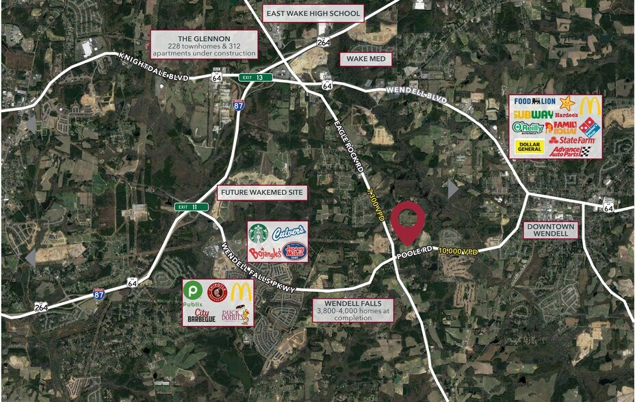 More Photos Of 1236 Wendell Falls Pky, Wendell Unknown For Lease