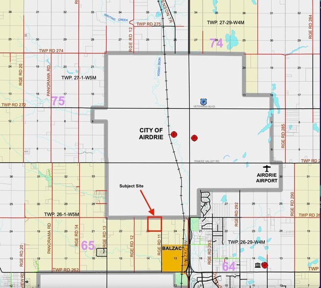 More Photos Of Q NE Sec 23 TWP 26 Range 1 Meridian 5 & Rge 11 rd, Airdrie Land For Sale