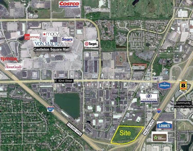 Primary Photo Of 8000 E Castleton Rd, Indianapolis Land For Sale