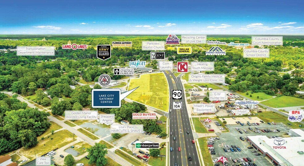 More Photos Of 1037-1110 W Us Highway 90, Lake City Unknown For Lease