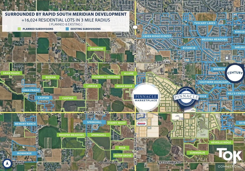 More Photos Of SEC Meridian and Lake Hazel Rd, Meridian Land For Sale