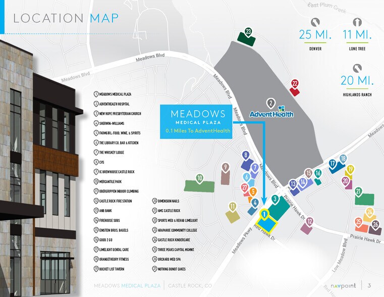 More Photos Of Meadows Medical Plaza, Castle Rock Medical For Lease