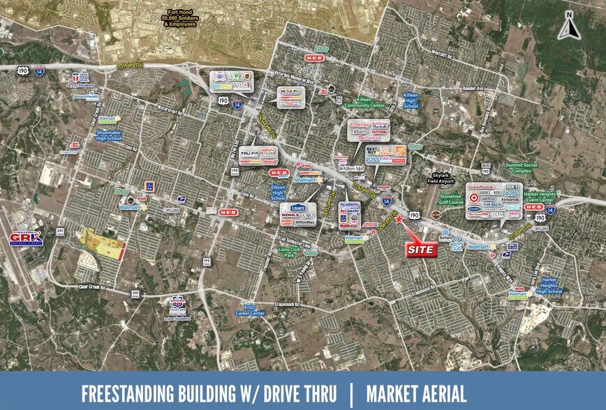 More Photos Of 4304 E Central Texas Expy, Killeen Bank For Lease