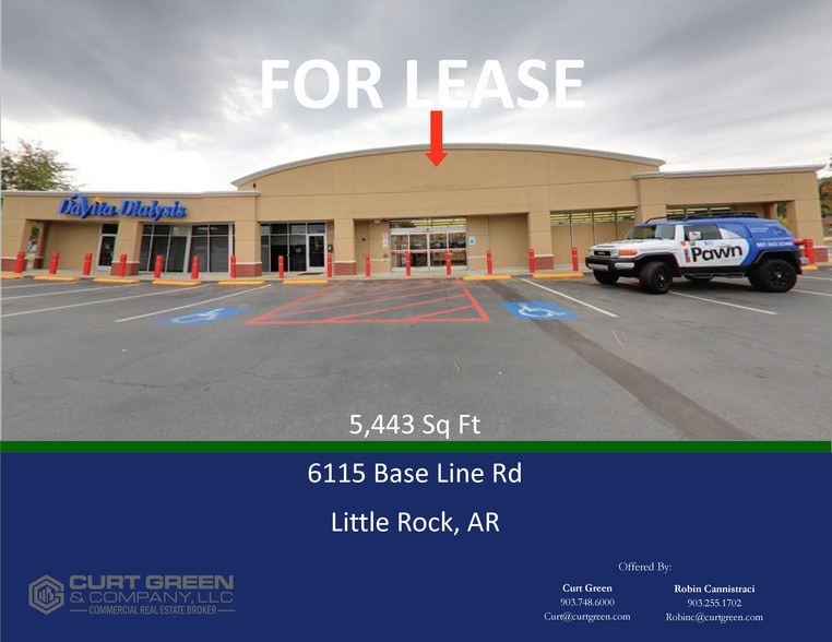 Primary Photo Of 6115-6117 Baseline Rd, Little Rock Drugstore For Lease