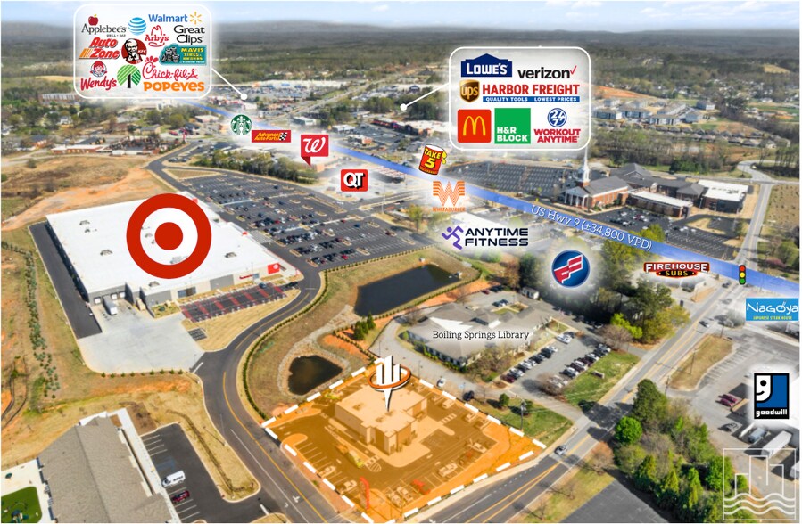 More Photos Of 861 Double Bridge Road, Boiling Springs Storefront Retail Office For Sale