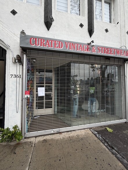 More Photos Of 7361 Melrose Ave, Los Angeles Storefront For Lease