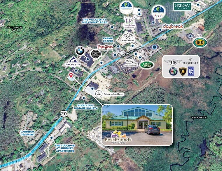 More Photos Of 150 Boston Post Rd, Sudbury Veterinarian Kennel For Sale