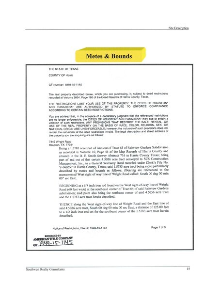 More Photos Of 7449 Wright Rd, Houston Manufacturing For Sale