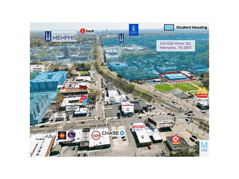 More Photos Of 610-626 Minor Rd, Memphis Storefront For Sale