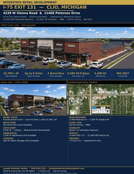 More Photos Of 4239 W Vienna Rd, Clio Storefront Retail Office For Lease