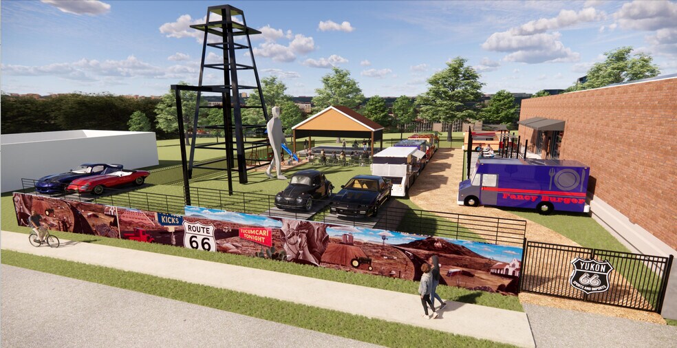 More Photos Of 517-519 W Main St, Yukon Storefront For Lease