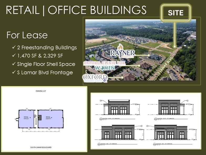 More Photos Of South Lamar, Oxford Storefront Retail Office For Lease