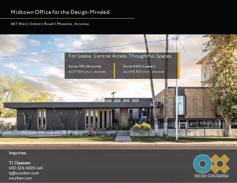 Primary Photo Of 407 W Osborn Rd, Phoenix Loft Creative Space For Lease