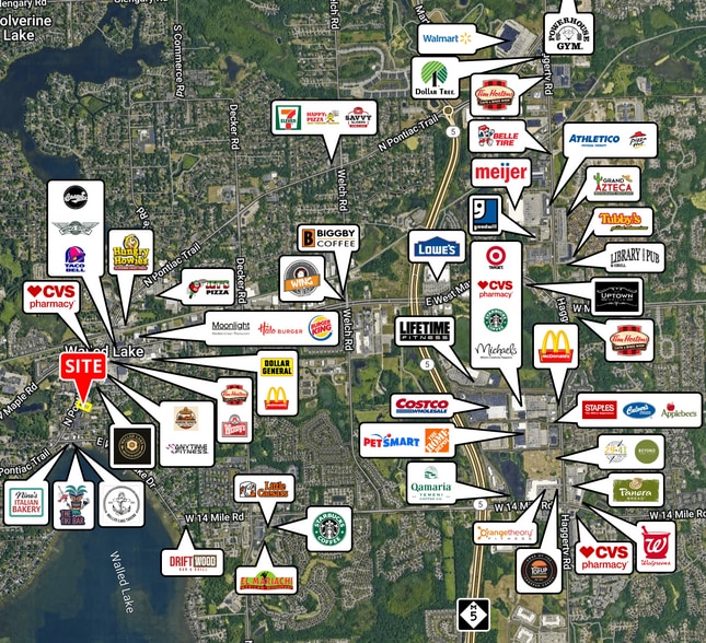 More Photos Of 420 N Pontiac Trl, Walled Lake Land For Sale