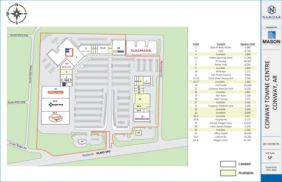 More Photos Of 201 Skyline Dr, Conway Freestanding For Lease