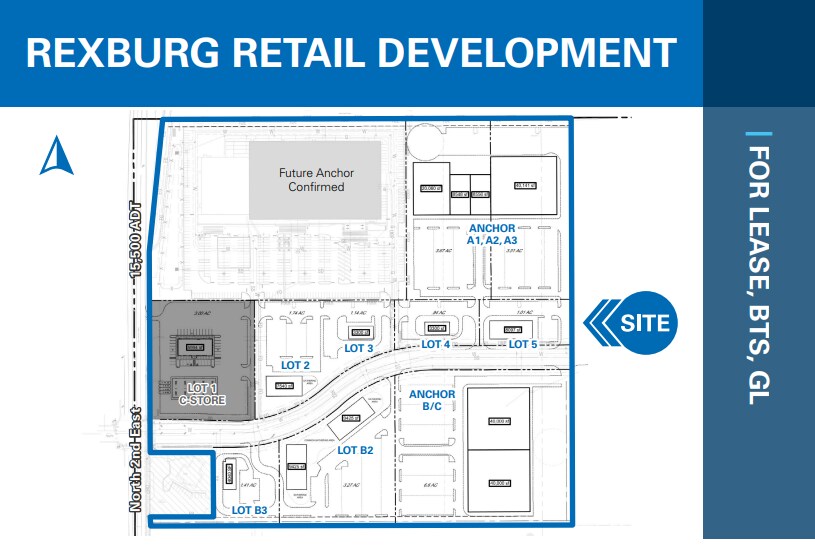 Primary Photo Of N 2nd St, Rexburg Land For Lease