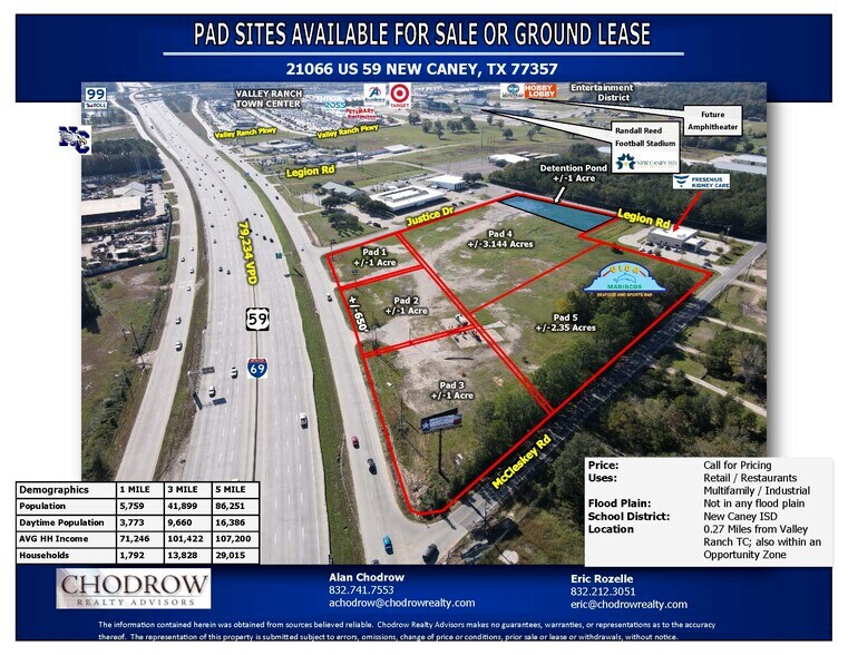 Primary Photo Of 21066 US-59, New Caney Land For Sale