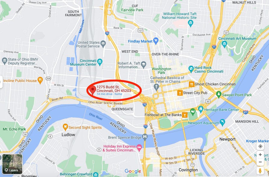 More Photos Of 1275 Budd St, Cincinnati Warehouse For Sale