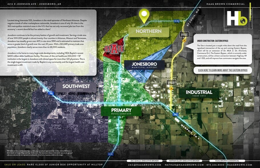 More Photos Of 4212 E Johnson Ave, Jonesboro Freestanding For Lease