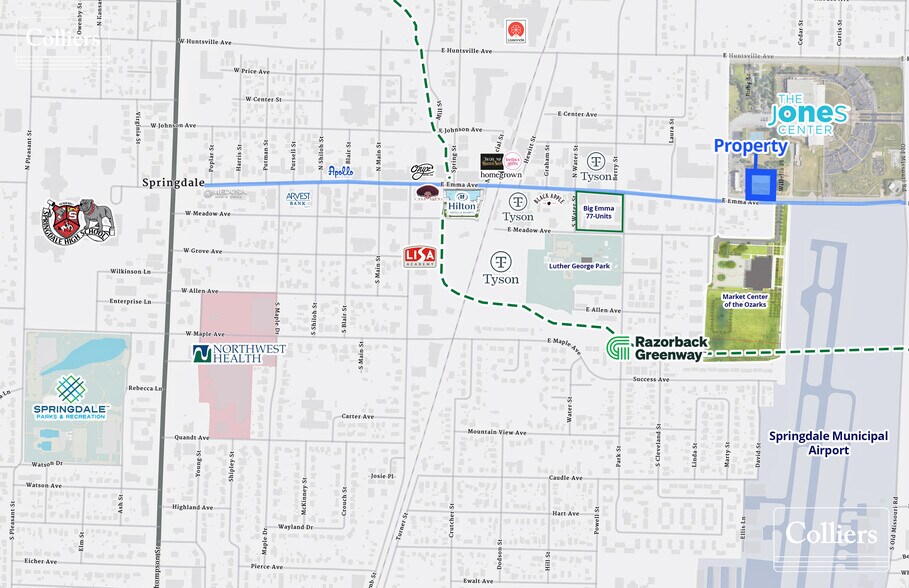 More Photos Of 800 E Emma Ave, Springdale Medical For Lease