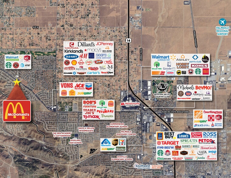 More Photos Of 3854 Rancho Vista Blvd, Palmdale Fast Food For Sale