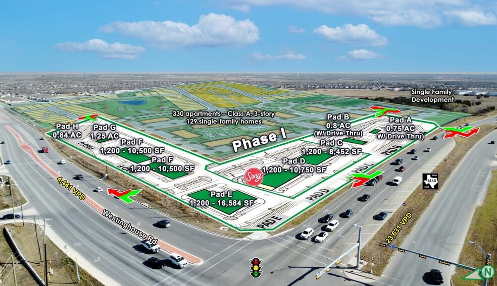 Primary Photo Of SE Corner Westinghouse Road and FM 1460, Georgetown Unknown For Lease