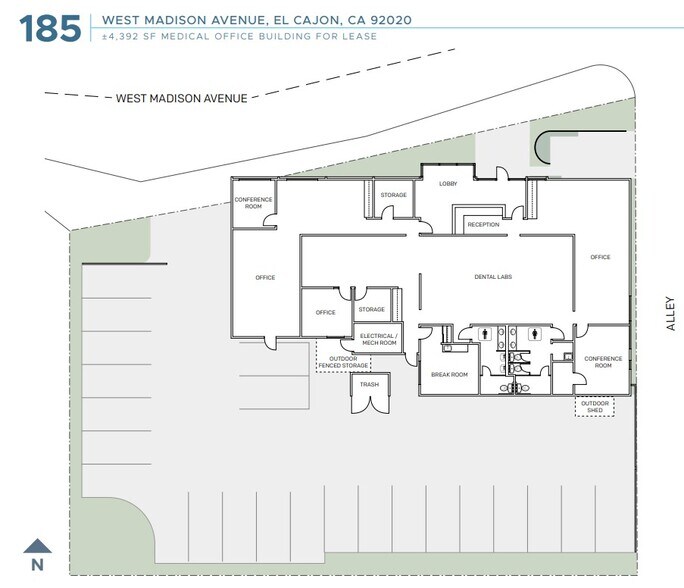 More Photos Of 185 W Madison Ave, El Cajon Medical For Sale