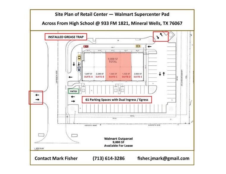 More Photos Of 933 N FM 1821 Rd, Mineral Wells Storefront Retail Office For Lease